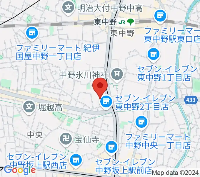 梅若能楽学院会館の地図