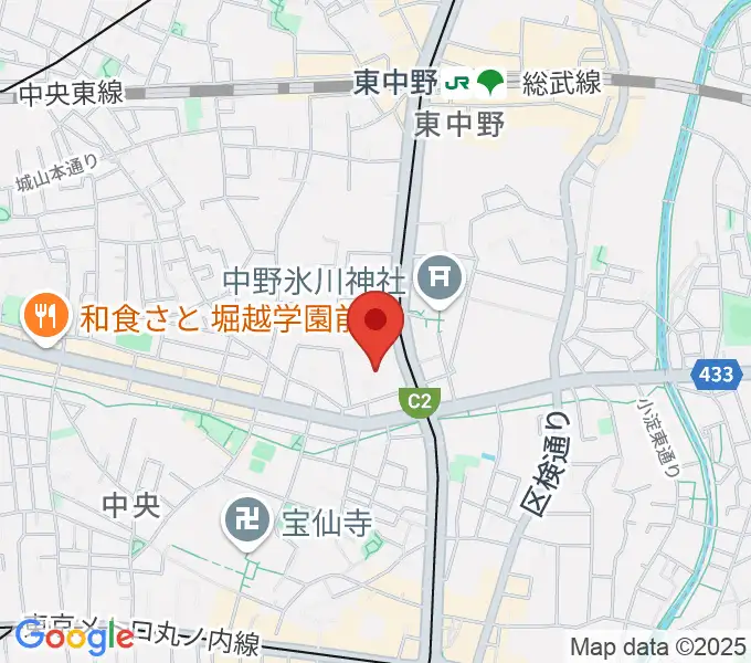 梅若能楽学院会館の地図