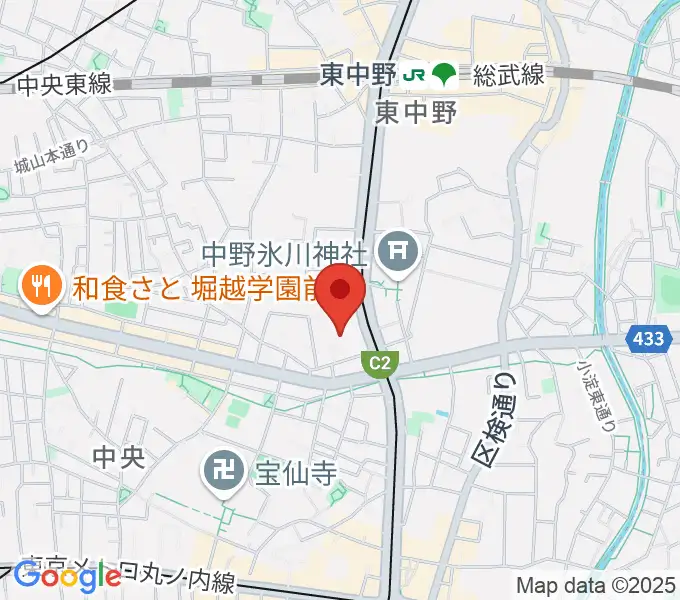 梅若能楽学院会館の地図