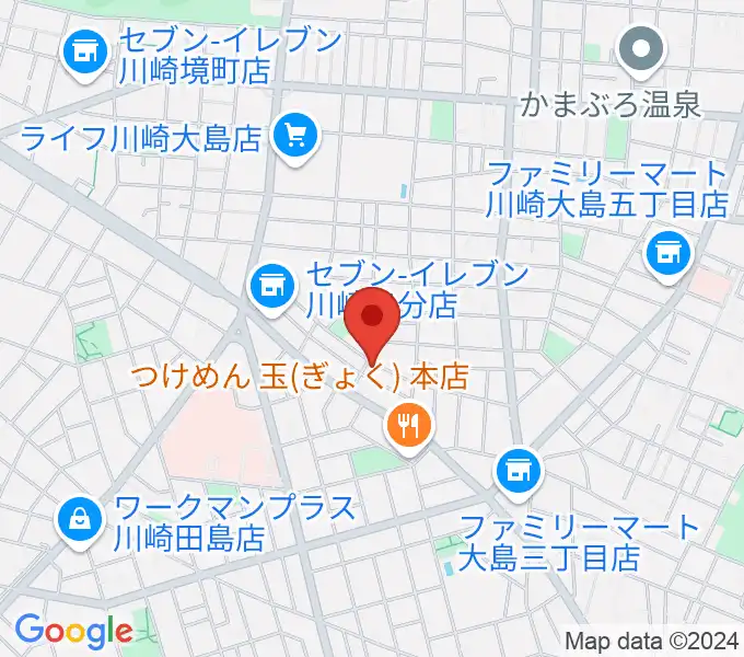 大島劇場の地図