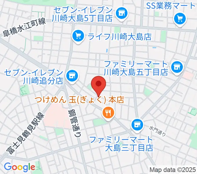 大島劇場の地図