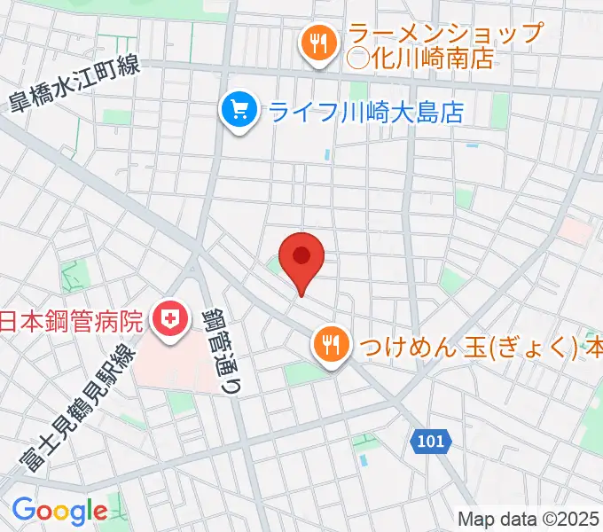 大島劇場の地図