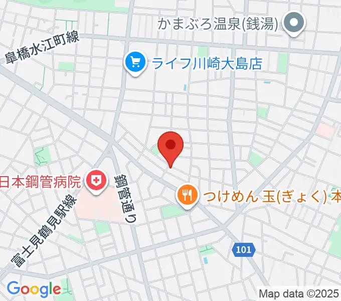 大島劇場の地図