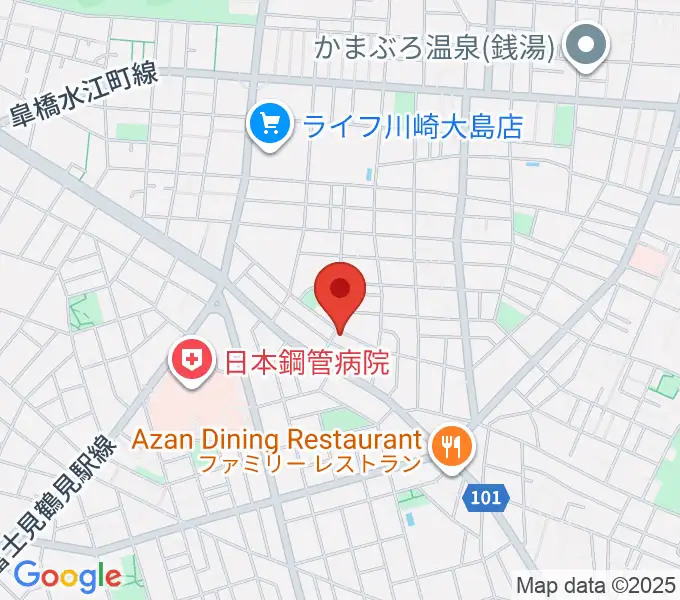 大島劇場の地図