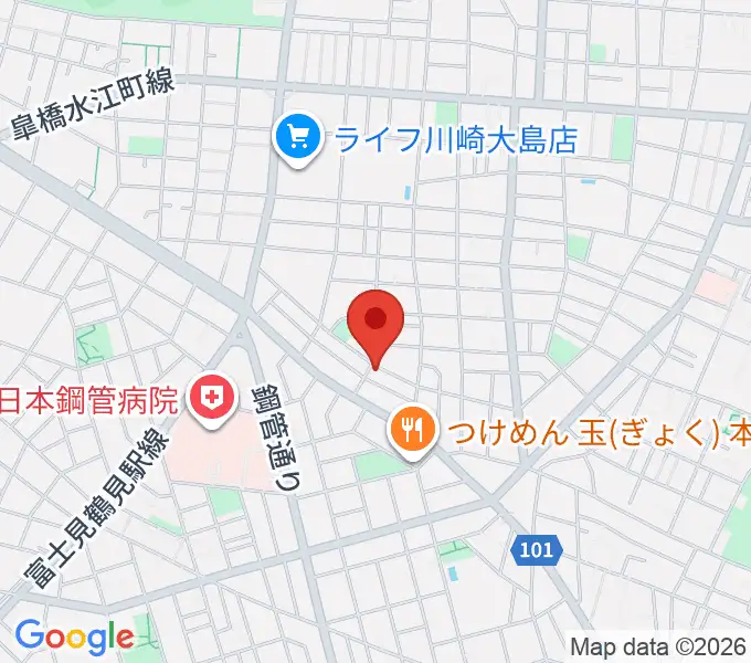 大島劇場の地図