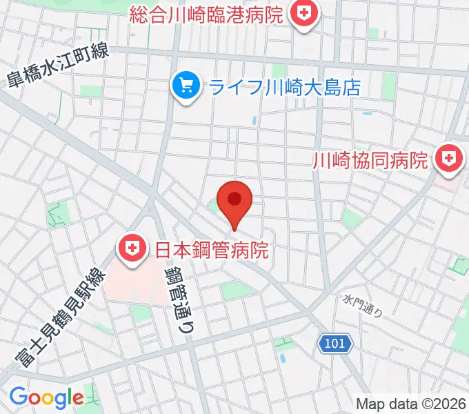 大島劇場の地図