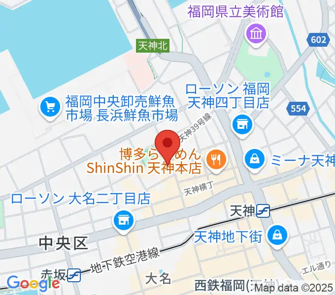 福岡天神graf（グラフ）の地図