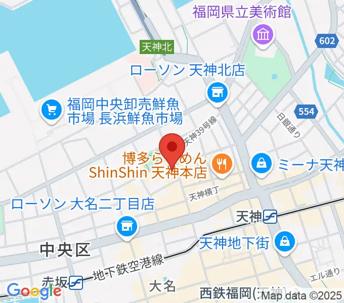 福岡天神graf（グラフ）の地図