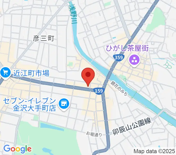 金沢蓄音器館の地図
