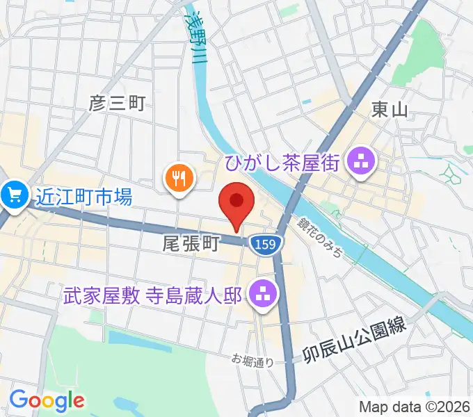 金沢蓄音器館の地図