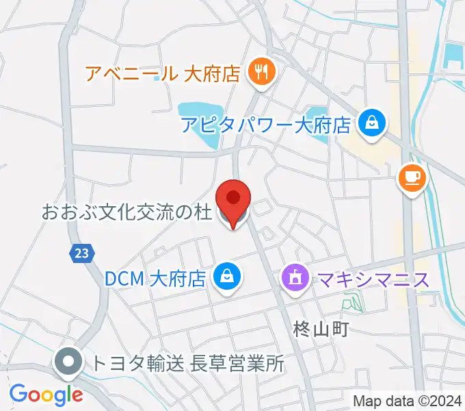 おおぶ文化交流の杜 allobuの地図