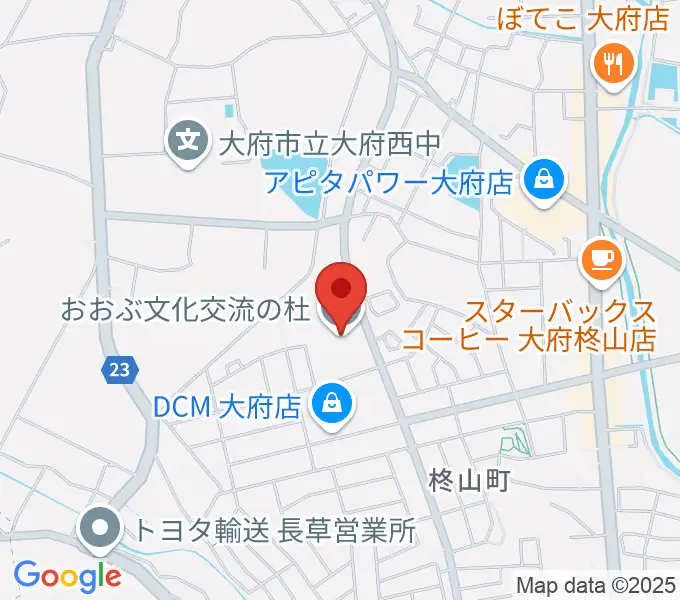 おおぶ文化交流の杜 allobuの地図