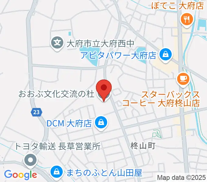 おおぶ文化交流の杜 allobuの地図