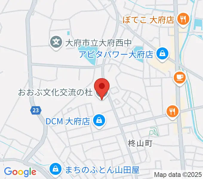 おおぶ文化交流の杜 allobuの地図