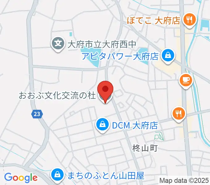 おおぶ文化交流の杜 allobuの地図
