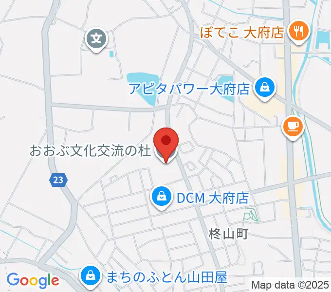 おおぶ文化交流の杜 allobuの地図
