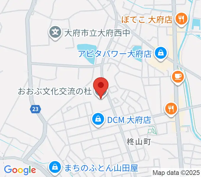 おおぶ文化交流の杜 allobuの地図