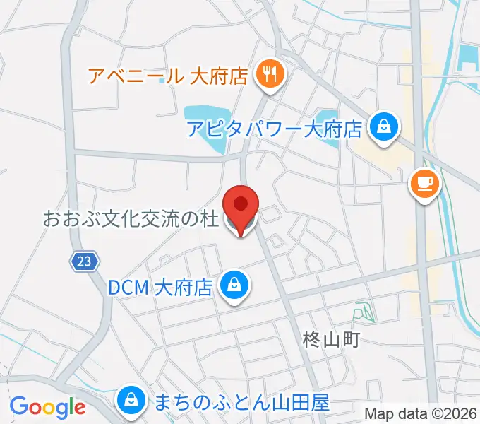 おおぶ文化交流の杜 allobuの地図