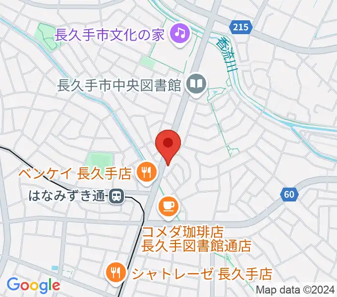 シンフォニア楽器 長久手店の地図