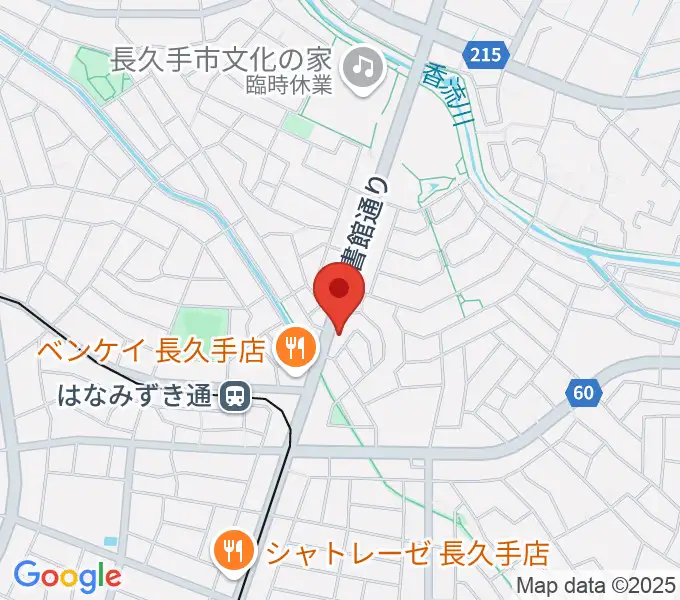 シンフォニア楽器 長久手店の地図