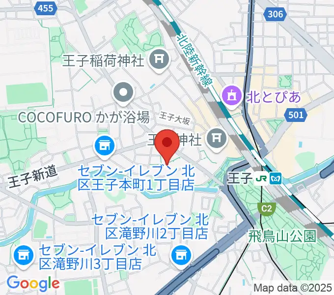 東京DTM作曲音楽学校の地図
