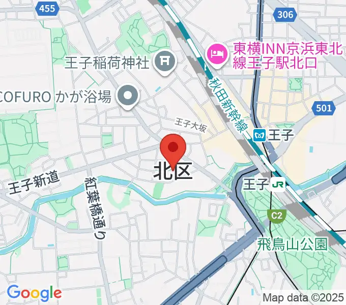 東京DTM作曲音楽学校の地図