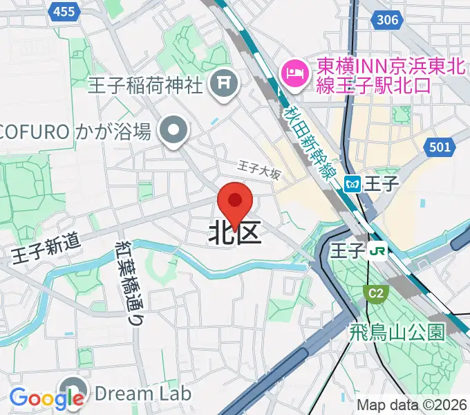 東京DTM作曲音楽学校の地図