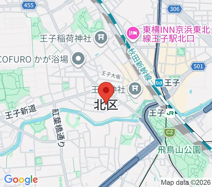 東京DTM作曲音楽学校の地図