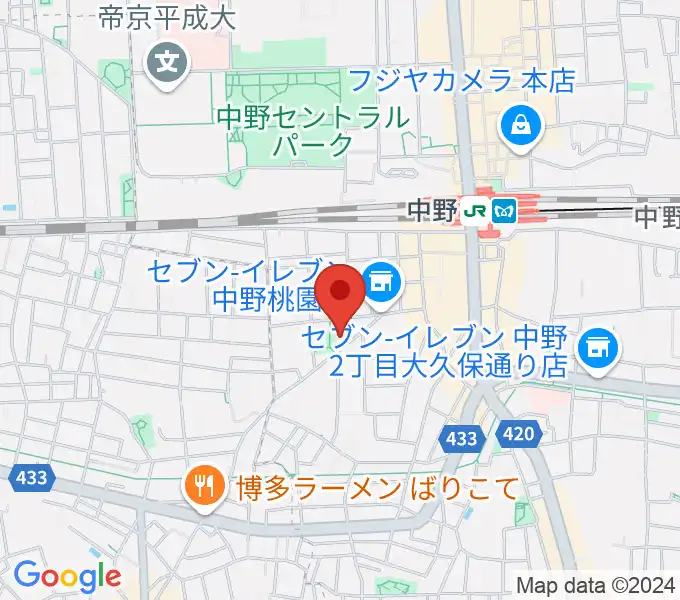 劇場MOMOの地図