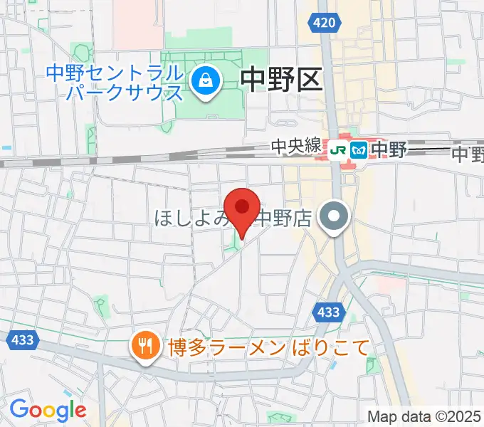 劇場MOMOの地図