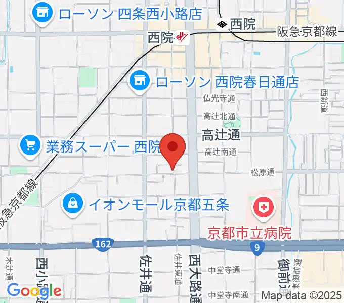 西院 和音堂の地図