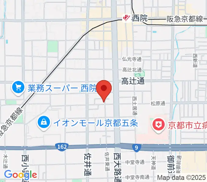 西院 和音堂の地図