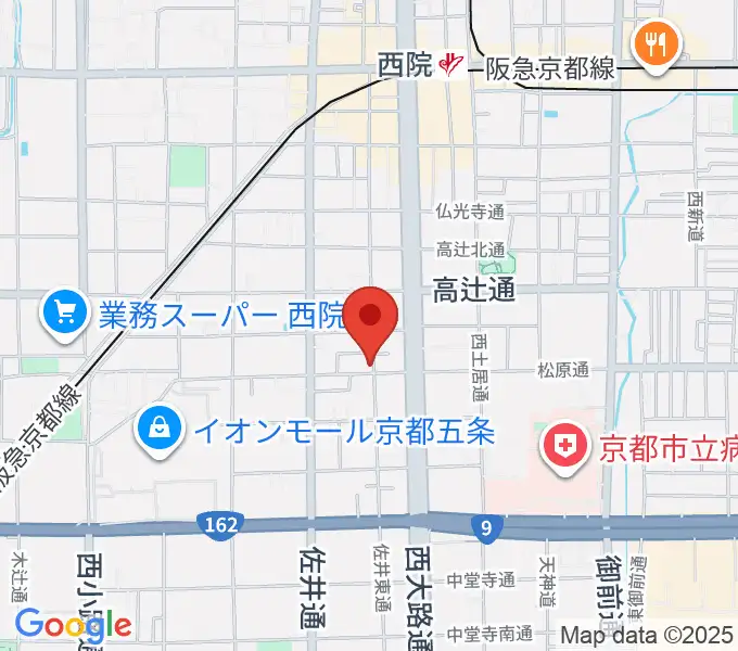 西院 和音堂の地図