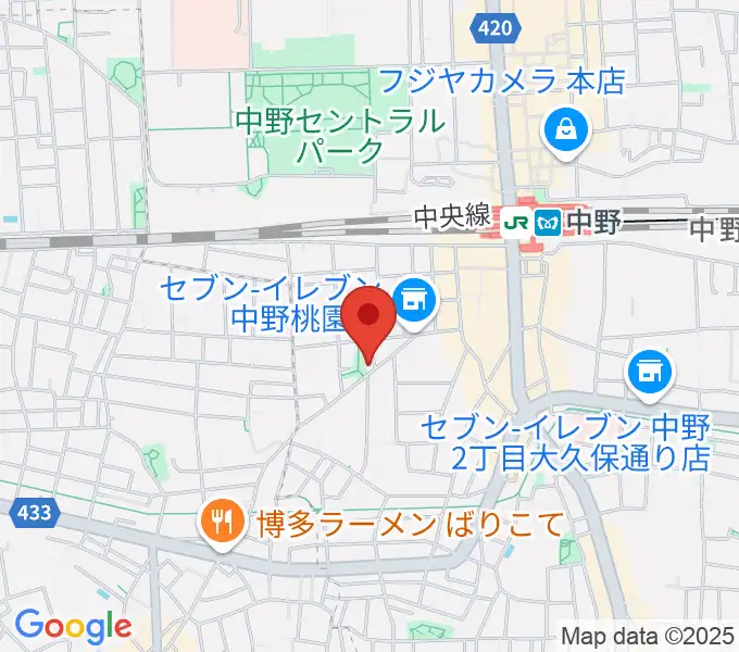 劇場HOPEの地図