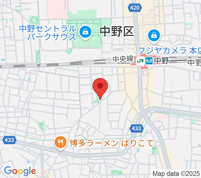 劇場HOPEの地図