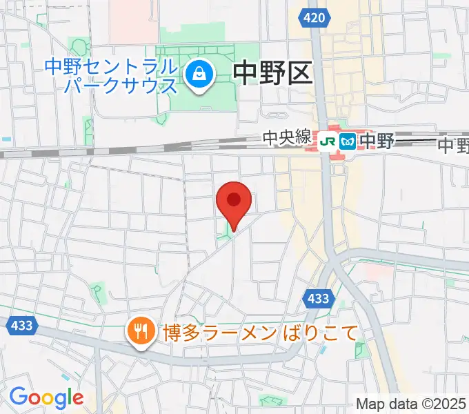 劇場HOPEの地図
