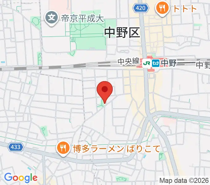 劇場HOPEの地図