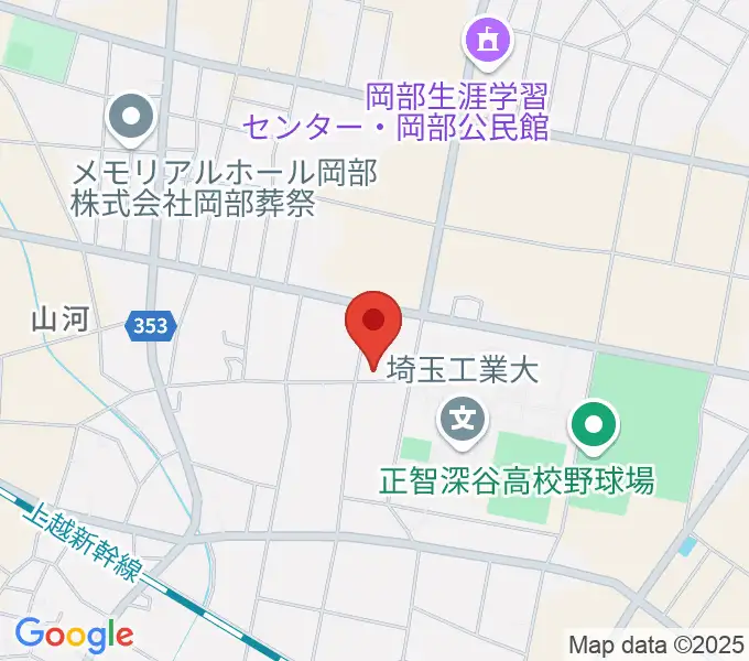 久保田ピアノ教室の地図