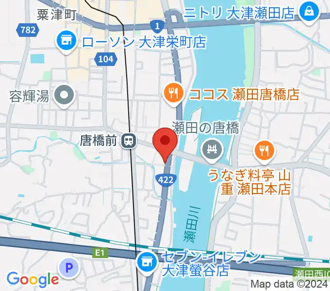 大石ピアノ調律サービスの地図