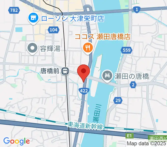 大石ピアノ調律サービスの地図