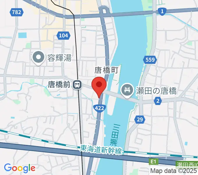 大石ピアノ調律サービスの地図