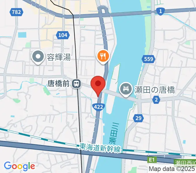 大石ピアノ調律サービスの地図