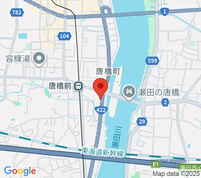 大石ピアノ調律サービスの地図