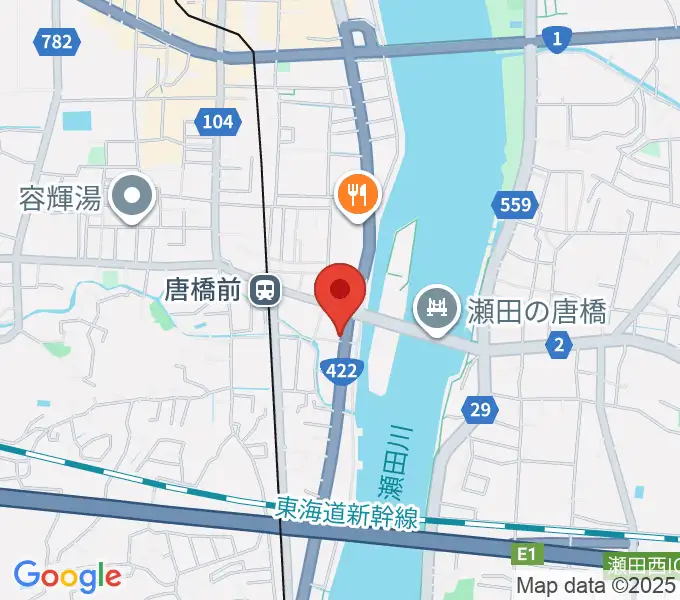 大石ピアノ調律サービスの地図