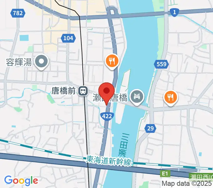 大石ピアノ調律サービスの地図