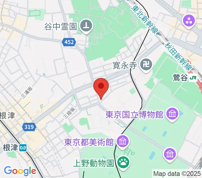 上野Untitledの地図