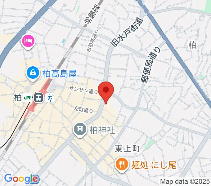 ボイストレーニング柏2の地図