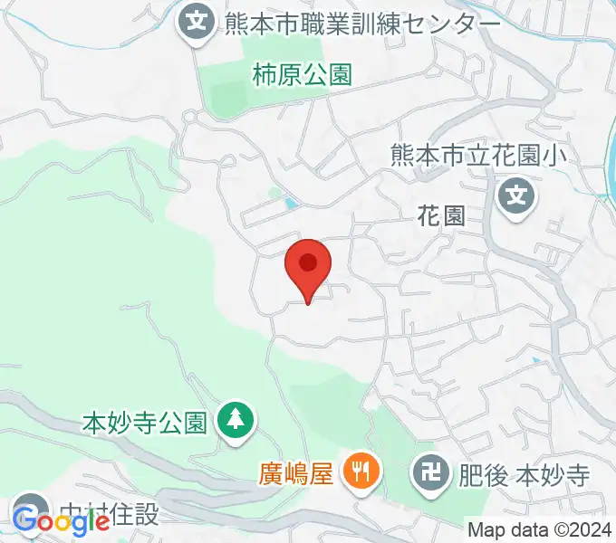 なっちゃん先生の声楽・ピアノ教室の地図