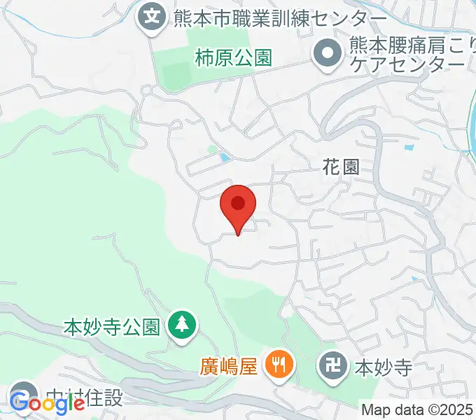 なっちゃん先生の声楽・ピアノ教室の地図
