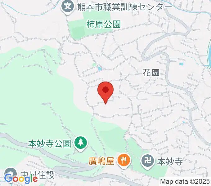 なっちゃん先生の声楽・ピアノ教室の地図